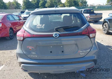 2021 Nissan Kicks Sv Xtronic Cvt from USA, damaged, VIN 3N1CP5CV2ML492944